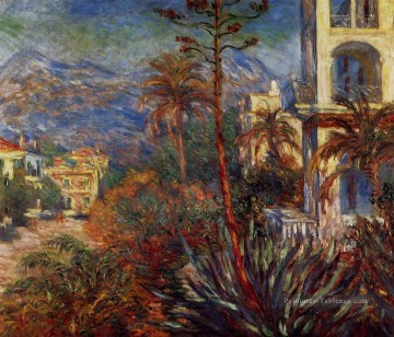Villas à Bordighera Claude Monet Peinture à l'huile